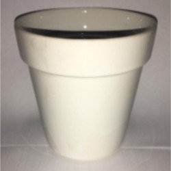 Mini Seramik Saksı - Beyaz M1 Mini Seramik Saksı - Beyaz M1