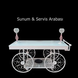 Candybar - Sunum & Servis Arabası RAFLI