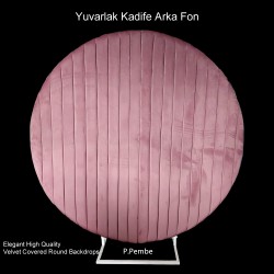 Kadife Yuvarlak Arka fon Panosu 