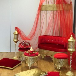 Gözmotif Kına Tahtı Oval
