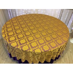 Dantel Masa Örtüsü Sarı Dantel Masa Örtüsü Sarı
