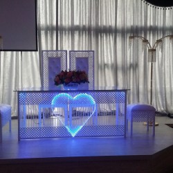 Kalpli Ferforje Nikah Masası 