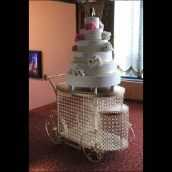 Büyük Taşlı Pasta Servis Arabası