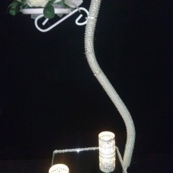 Şemsiye Şamdan Beyaz