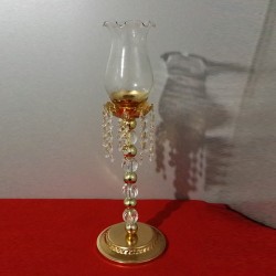 Tek Kollu Kristal Şamdan Akrilik Gövde Tek Kollu Kristal Şamdan Akrilik Gövde