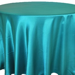Saten Masa Örtüsü Yeşil Jade