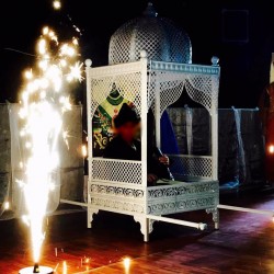 Sünnet Tahtı Tahtırevan Taşıma Demirli Kubbeli
